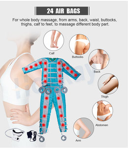 3 em 1 máquina profissional do presoterapy Máquina drenagem linfática de pressoterapia Máquina massagem - Product Image 5