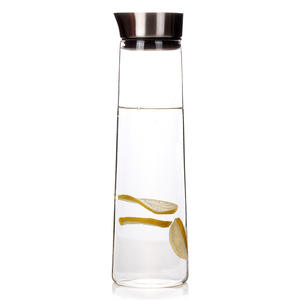 40 ans d'usine Pichet en verre borosilicaté Pichet à eau froide <span class=keywords><strong>Carafe</strong></span> en verre épais Capacité 1000/1500ml - Product Image 5