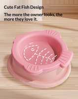 Mangeoire surélevée en silicone BPlus pour animaux de compagnie, bassin incliné à 10 degrés, hauteur confortable pour animaux matures et âgés, commandes OEM ODM