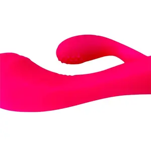 USB Rechargeable Made In China Silicone Av G Spot Vibrating Rabbit Pussy Clitoris Vibrator Sex Toys For Women