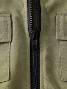 Set <span class=keywords><strong>Bambina</strong></span> INS Primavera Autunno: Giacca <span class=keywords><strong>Cargo</strong></span> con Cappuccio e Zip a Maniche Lunghe Tinta Unita, Stile Dolce e Cool, e Pantaloni <span class=keywords><strong>Cargo</strong></span> Jogger - 8-12 Anni - Product Image 4