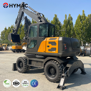 Excavatrice mobile sur roues de 13-15 tonnes avec cabine fermée et climatisation pour travaux de terrassement et de construction (7 tonnes, 21 tonnes, 18 tonnes, 15 tonnes, 12 tonnes, 1 tonne) - Product Image 1