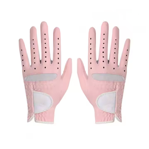 रंगीन महिलाओं के अल्ट्रा-फाइन फाइबर गोल्फ दस्ताने गैर-पर्ची सांस लेने योग्य और धोने योग्य खेल सुरक्षा दस्ताने - Product Image 2