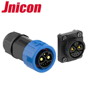 Jnicon Custom 30A 50A M23 2 + 1 + 5 חשמלי אופני סוללה עמיד למים כוח מחבר