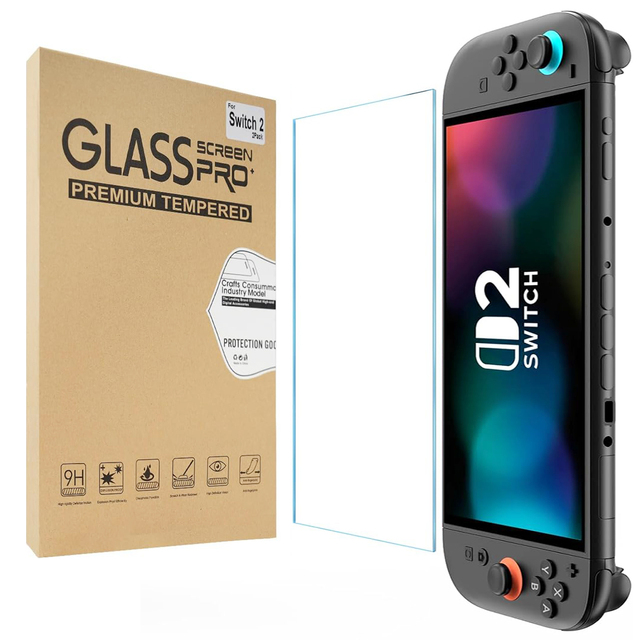 Screen Protectors for Nintendo Switch 2 7.9'' HD Clear Tempered Glass Film Screen Protector Switch Accessories