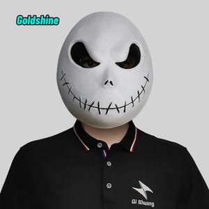 Custom Creepy <span class=keywords><strong>Ghostface</strong></span> <span class=keywords><strong>Mask</strong></span> Horror Latex Pesadilla antes de Navidad para Halloween Fiestas de Año Nuevo - Product Image 4