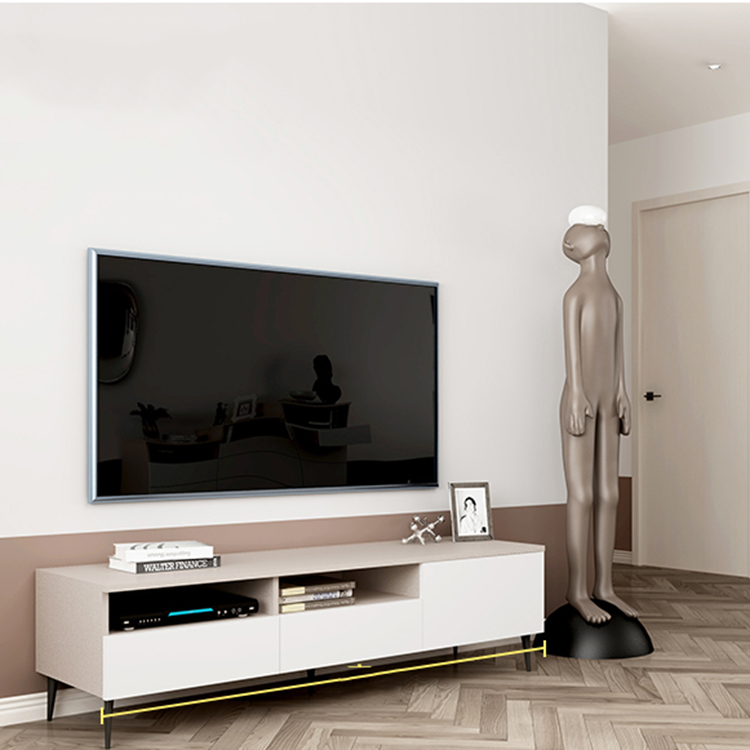 Modern Simple Living Room Designs Furniture Set Wooden TV Cabinets