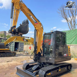 Excavadora de cadenas usada SANY 60C, excavadora de segunda mano de la marca original china, excavadora de cadenas pequeña de 60 toneladas, excavadora usada. - Product Image 6