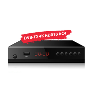Décodeur UHD 4K <span class=keywords><strong>TNT</strong></span> <span class=keywords><strong>DVB</strong></span>-<span class=keywords><strong>T2</strong></span> HEVC HDR10 Numérique Terrestre HD DVBT2 H.265 4K AC4 AC3 <span class=keywords><strong>TNT</strong></span> récepteur dvbt2 - Product Image 1