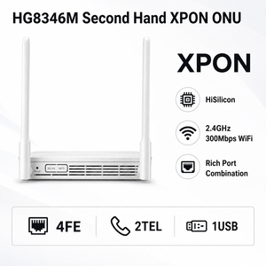 โมเด็มออปติคอลความถี่เดียวมือสอง พร้อมพอร์ต 4fe+2Tel+USB XPON 2.4G HG8346M WiFi ONU Router FTTR - Product Image 5