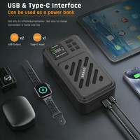 Démarreur de voiture Boltpower 1000A avec compresseur d'air, 10400mAh, booster de batterie portable 4-en-1, gonfleur de pneus, batterie externe
