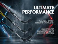Bâton de hockey en fibre de carbone T800 de qualité aérospatiale, incroyablement léger et exceptionnellement rigide, 100% fibre de carbone