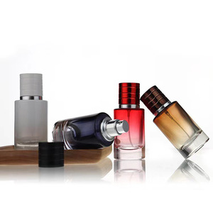 New <b>Style</b> 100ml Cylindrical Perfume Refillable Bottle Press Fine Mist <b>Spray</b> Bayonet Cosmetic Empty Container - Product Image 1