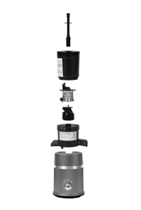 Extracteur de jus lent 200W à large <span class=keywords><strong>goulotte</strong></span> pour fruits et légumes, presse-fruits entiers, machine à jus à mastication puissante à froid pour usage domestique - Product Image 6