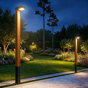 Lampe de jardin électrique LED moderne et minimaliste, étanche IP65, pour aménagement paysager, à fixer sur un poteau, 1/2/3/4/5 m - Product Image 6