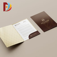Dossiers de présentation personnalisés en provenance d'usine chinoise, produits de classement, organiseur de documents A5 à deux poches, dossier avec logo personnalisé