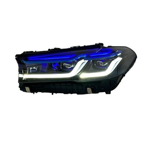 High Quality Thunder M5 Blue Eyebrow <b>LED</b> Laser Headlights for 18-23 5 Series G30 G38 White <b>Light</b> ABS Fit Front High Quality <b>LED</b> - Product Image 1