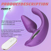 3-in-1 Erwachsenen-Paarvibratoren Nippelvibrator USB-Aufladbar Silikon 9 Frequenzen IPX7 Wasserdicht Mehrstufige Geschwindigkeiten Familienplanung
