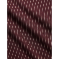 Robe mini en tricot à rayures marron, bretelles spaghetti, col en V, imprimé numérique, taille naturelle, printemps-été pour femmes