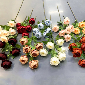 Lmetifp — <span class=keywords><strong>bouquet</strong></span> de pivoines artificielles en soie, arrangement de fleurs, 7 têtes pour mariage - Product Image 1
