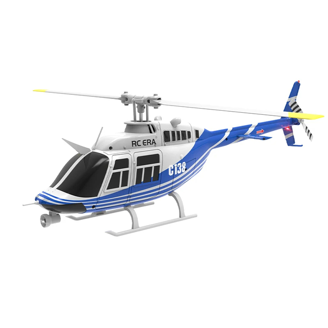 C138 Bell 206 Jet Ranger 6-Axis Gyro Stabilization Altitude Hold 4CH Remote Control Helicopter Adult Hobby