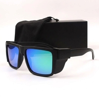Lunettes de sécurité Z87, monture carrée, lunettes de soleil polarisées avec protection latérale, adaptées au cyclisme, unisexe