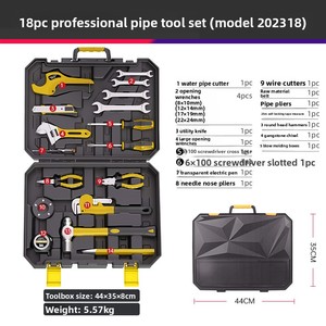 Kit d'outils de réparation multifonctionnels de plombier pour robinets d'évier Tuyaux de vidange étroits Source d'alimentation manuelle 1 an personnalisable OEM - Product Image 3