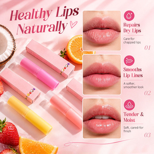 Bálsamo Labial Orgánico <span class=keywords><strong>de</strong></span> Frutas <span class=keywords><strong>de</strong></span> Marca Privada <span class=keywords><strong>en</strong></span> Barra, Hidratación Profunda con <span class=keywords><strong>Manteca</strong></span> <span class=keywords><strong>de</strong></span> Karité, Repara <span class=keywords><strong>Labios</strong></span> Secos y Agrietados, 5 Sabores, Venta al por Mayor, Cuidado Labial - Product Image 3