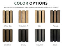 Paneles Acústicos de Pared Personalizados para Interiores, Paneles Acústicos con Acabado de Madera y Tablero Absorbente de Sonido de Fibra de Poliéster