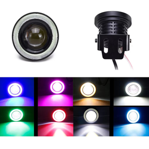 2.5/3/3.5 Inch Tất Cả Các Nhôm LED Xe Máy Đèn Mới Xe Sương Mù Đèn Với Đèn Chiếu Đèn 12V Đôi Mắt Thiên Thần - Product Image 2