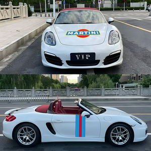 Autocollants MARTINIS Racing pour capot et portières, bande vinyle MARTINI pour Audi A3, Tesla, <span class=keywords><strong>Porsche</strong></span> <span class=keywords><strong>911</strong></span>, 917, 917LH, 918, accessoires auto - Product Image 3