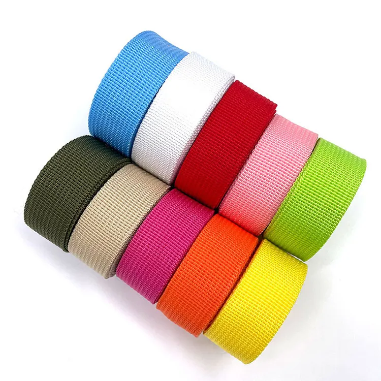 China Fabricante Atacado Alta Qualidade PP Elastic Webbing Belt Heavyweight Polipropileno Webbing Belt