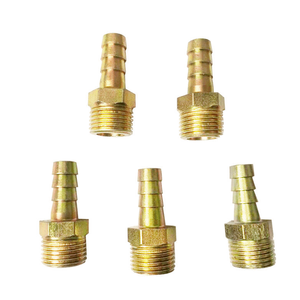 Pipa <span class=keywords><strong>Fitting</strong></span> Thread Kuningan Hose Nipple Masukkan M4x0.7 - Product Image 2