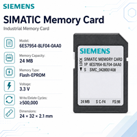 Siemens PLC SIMATIC Speicherkarte 6ES7954 4MB 12MB 24MB 256MB 2GB 32GB für S7 1200 S7 1500 PLC 8LC04 8LE04 8LF04 8LL04 8LP04 8LT04