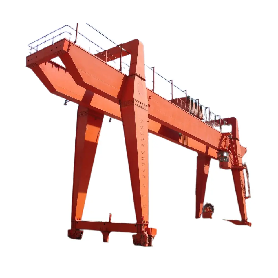 Shandong Crane kualitas tinggi 10 Ton 16 Ton 20 Ton baja disesuaikan disediakan jenis pintu gudang Hoist Crane 5 Ton Gantry 6000 6m