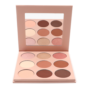 Etiqueta privada profesional Vegan CRUELTY FREE 9 colores mate y brillo resaltador y paleta de <span class=keywords><strong>contorno</strong></span> maquillaje - Product Image 3