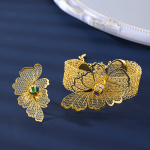 Juego de Joyería MEIZI Chapado en Oro de 18K con Perlas, Inspirado en la Moda Africana, para Mujer, Bodas, Fiestas, Aniversarios, Regalo Inspirado en Dubái - Product Image 6