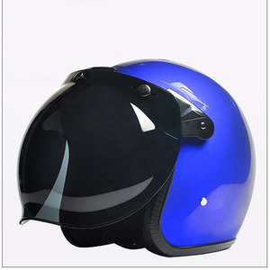 <span class=keywords><strong>Casco</strong></span> de moto de diseño <span class=keywords><strong>personalizado</strong></span> Retro Vintage <span class=keywords><strong>Jet</strong></span>, medio cara abierta, Carcasa de ABS - Product Image 6