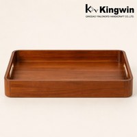 Plateau de service jetable en bambou minimaliste pour poisson, idéal pour les hôtels, restaurants et services de traiteur (vente en gros)