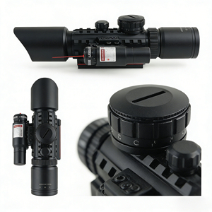 Mira Telescópica Táctica Eyebre 3-10X42 <span class=keywords><strong>con</strong></span> Láser Rojo, Óptica de Caza Resistente al Agua y a los Golpes, Mira Táctica - Product Image 4