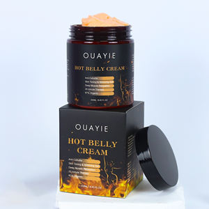 Crème amincissante <span class=keywords><strong>de</strong></span> marque privée Han Linger pour des soins <span class=keywords><strong>du</strong></span> corps une <span class=keywords><strong>peau</strong></span> plus tonique et une relaxation musculaire profonde crème pour le <span class=keywords><strong>ventre</strong></span> chaud - Product Image 4