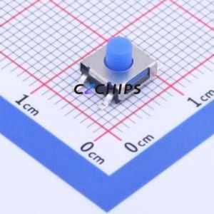 TS-1047A-A4B2-D2 Tactile Switch SMD Switch Single Pole Single Throw Round Button 1.8N Vertical Mount - Product Image 1
