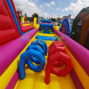 Parque de atracciones inflable gigante al aire libre, zona de juegos, castillo inflable, pista de obstáculos inflable comercial para adultos - Product Image 6