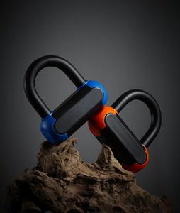 Accessoires de sécurité pour vélos et motos : Antivol portable 2-en-1 pour vélo, chaîne de 1,2 m en acier au carbone et nylon - Product Image 1