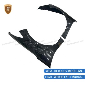 Guardabarros Delanteros de Fibra de Carbono Estilo <span class=keywords><strong>CSS</strong></span> para Chevrolet Corvette C8, Piezas de Repuesto - Product Image 4
