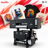 Imprimante DTF industrielle à quatre têtes, imprimante à chaud avec deux têtes I3200, machine d'impression textile haute vitesse