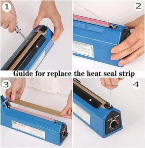 热手动塑料袋手热脉冲带封口机热封机袋热封机 - Product Image 6