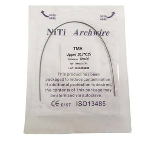 Haute qualité dentaire TMA Cooper Archwire fils orthodontiques Niti thermique Super élastique arc fil bretelles pour les dents - Product Image 1