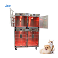 Thérapie infrarouge de haute qualité réutilisable en acier inoxydable pour chiens, chats, animaux de compagnie, animaux de grande taille, soins intensifs vétérinaires, désinfection