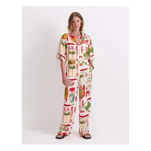 กางเกงสวมใส่สบายทุกวันสำหรับผู้หญิง ออกแบบมาเพื่อการสวมใส่เป็นเวลานาน มาพร้อมกับการรองรับเอวที่ยืดหยุ่นและเนื้อผ้าที่ระบายอากาศได้ดี - Product Image 3